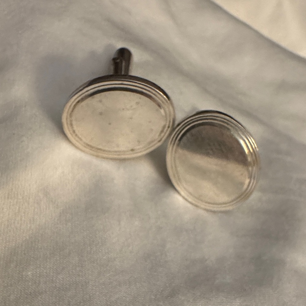 Tiffany & Co Sterling silver cuff links